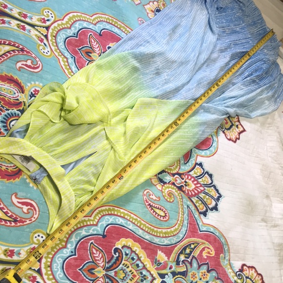 Badgley Mishka ombre chiffon halter look gown - Picture 9 of 9